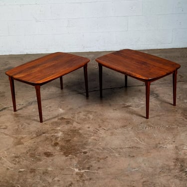 Mid Century Modern End Tables Side Nighstands Solid Walnut Ace Hi Prelude Mcm