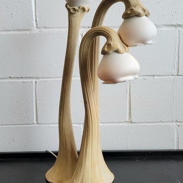 Post Modern Sculptural Calla Lily Table Lamp