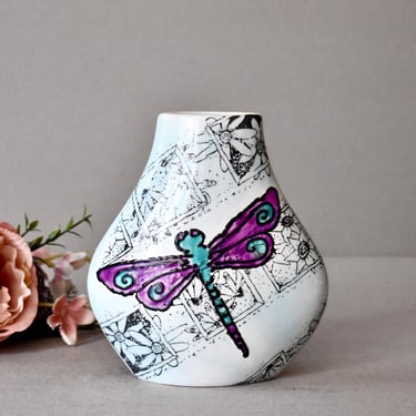 Vintage Porcelain Vases -  Mayco Home Decor Porcelain Table Decor Seahorse Porcelain Vases 