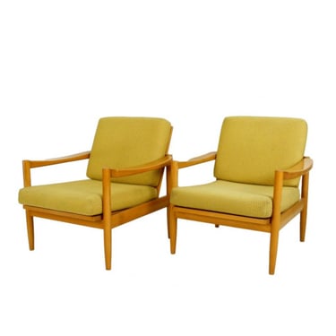 Pair of Scandinavian Lounge Chairs