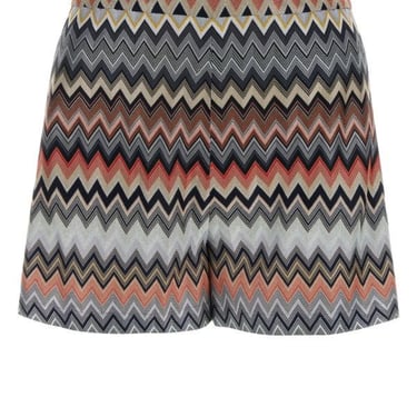 Missoni Woman Embroidered Cotton Blend Shorts