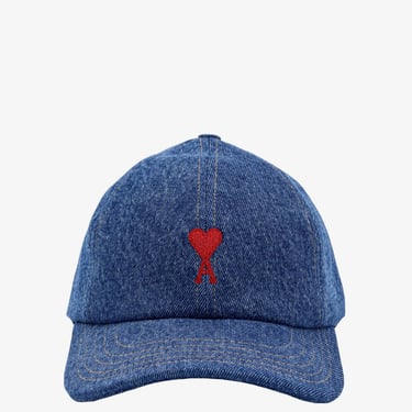 Ami Paris Men Ami Paris Blue Hats