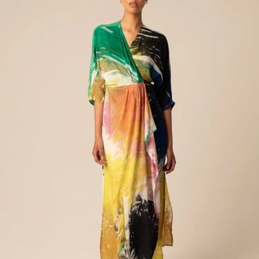 Letsa Wrap Dress in Together - Osei Duro