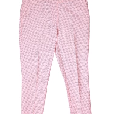 See by Chloe - Light Pink Heart Print Tailored Pants Sz 8