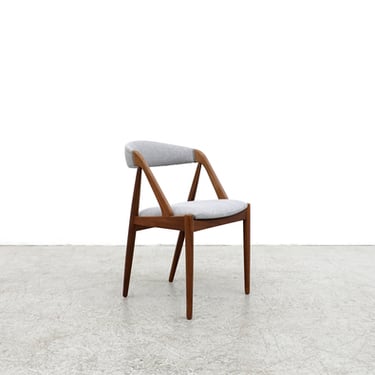 Single Kai Kristiansen &#39;Handy&#39; Chair With Gray Upholstery