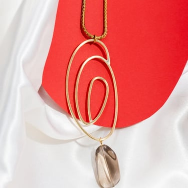 Laura Estrada Jewellery Swirl Necklace