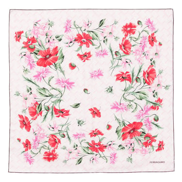 Ferragamo Women Printed Silk Foulard