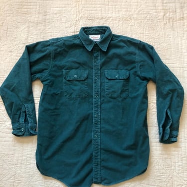 50s Duxbak Selvedge Chamois Shirt Large 