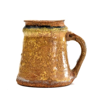 VINTAGE: 1974 - Signed Studio Pottery Cup Mug - Stoneware - Handmade - SKU 25-D-00017841 