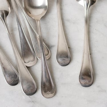 Vintage French Teaspoon Matched Set of 8