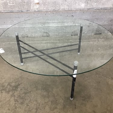 Glass Coffee Table on Stand (Seattle)