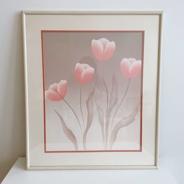 Framed Tulip Art