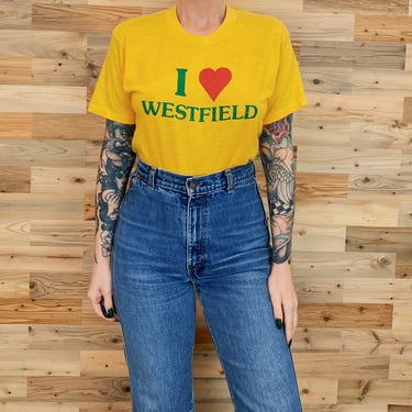 80's Soft Vintage I Love Westfield Tee Shirt 