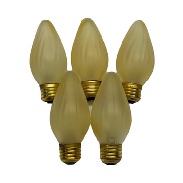 5 Beautiful Dimmable LED Bulbs for 1930s Chandeliers Sconces 1920s Pendants F15 Flame Painted Bulbs FREE SHIPPING 