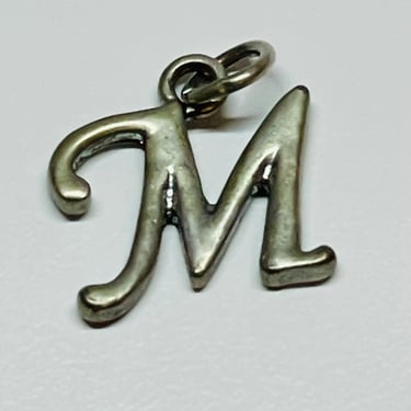 Sterling Silver “M” Charm