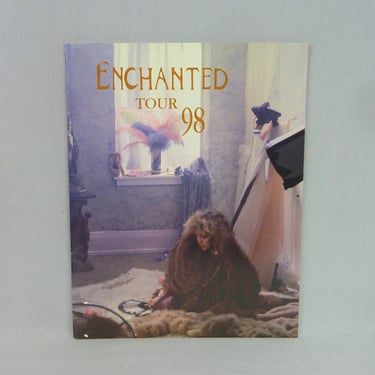 1998 Stevie Nicks Tour Program - Enchanted Tour 98 - Features a 1999 Calendar w/ Photos from Stevie's House 