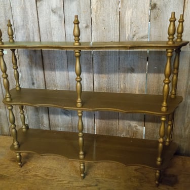 Beautiful Vintage Tiered Shelves, 29.5 x 7.75 x 24.5