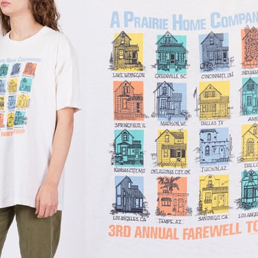 1989 A Prairie Home Companion Farewell Tour T Shirt - Men's XL, Women's 2XL | Vintage 80s Radio Show Graphic Tee 