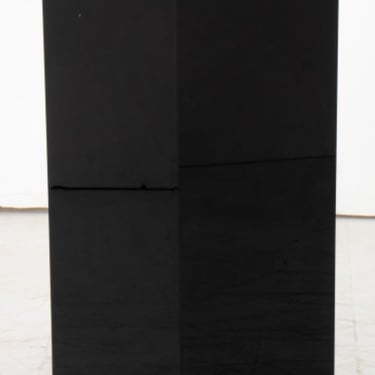 Black Lucite Sculpture Pedestal