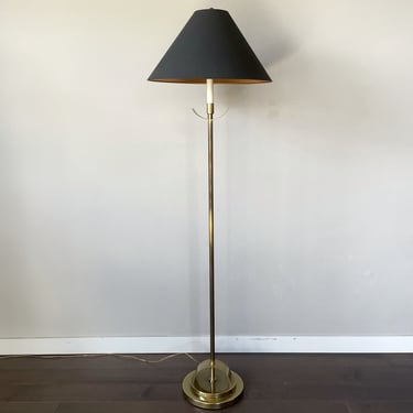 Vintage Frederick Cooper brass floor lamp