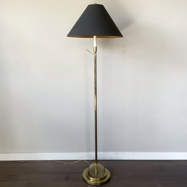 1960s Vintage Frederic Cooper Brass Floor Lamp