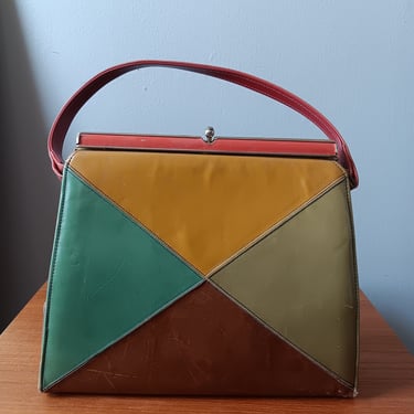 Vintage Purse Handbag | Mid-century 1970s Fashion 
