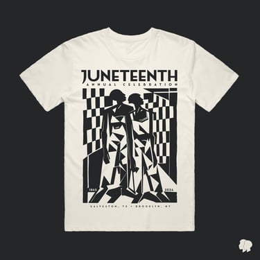 Juneteenth 2024 Annual Celebration T-Shirt in Creme (Pre-Order)