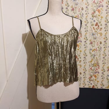 Vintage Gold Foil Tank Top 