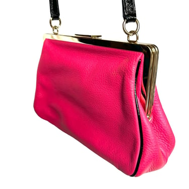 Classic Vintage Style Kate Spade New York Parker Place Claribel Pink Leather Hand Bag Crossbody 