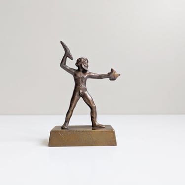 Bronze sculpture Zeus: Lightning-throwing god - Antique reproduction 