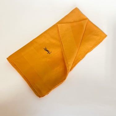 YSL Solid Goldenrod Scarf