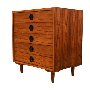 Compact Danish Modern Rosewood Dresser | Chest of Drawers