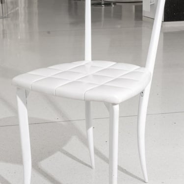 Fasem Italian Designer Minimalist White Chair