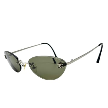 Chanel Olive Shade Mini Sunglasses