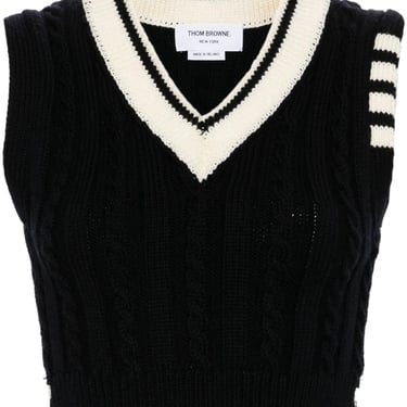 Thom Browne Women Canotta Con Dettaglio A 4 Righe