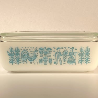 Pyrex Butterprint #503 Refrigerator Dish / Casserole 