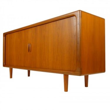 Dyrlund Teak Tambour Door Credenza