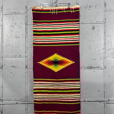70's woven Rug / table runner 