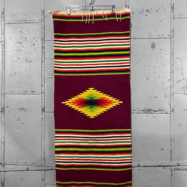 70's woven Rug / table runner 