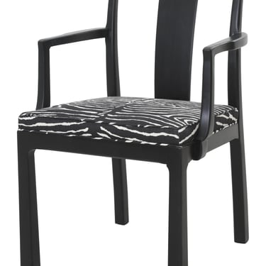 Vintage Ebonized Arm Chair