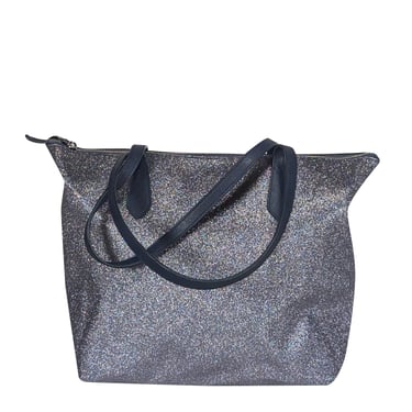 Kate Spade - Dusk Navy "Joeley" Glitter Tote Bag