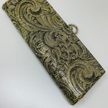 Gold and Black Swirl Fabric Case