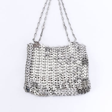 "Nano 1969" Silver Pailette Handbag