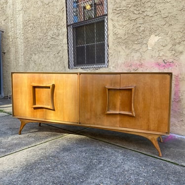 Mid century credenza Danish modern sideboard mid century modern console cabinet 
