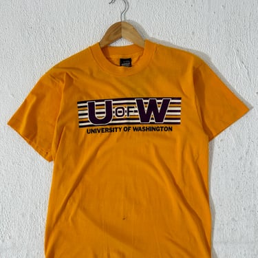 U Of W University of Washington Huskies 80s shirt Sz L