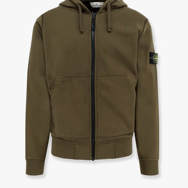 Stone Island Men Stone Island Green Sweatshirts