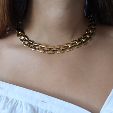 Vintage Chunky Chain Necklace