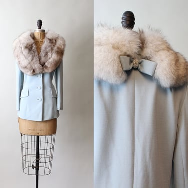 1970s 1975 documented LILLI ANN fur collar jacket small medium | new fall 