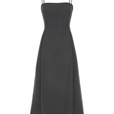 Valentino Garavani Woman Grey Stretch Wool Dress