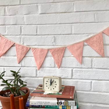 Pink Calico Wall Bunting (Sample Sale) 